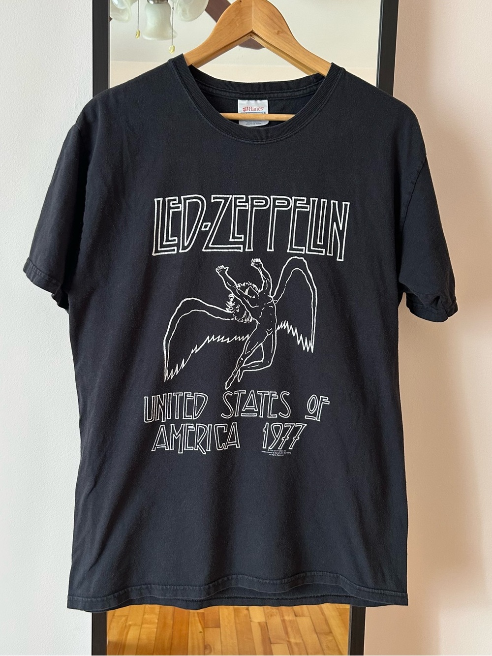 Vintage 2005 Led Zeppelin 🎸🇬🇧 tour band concert tee shirt Myth Gem Y2K Hanes